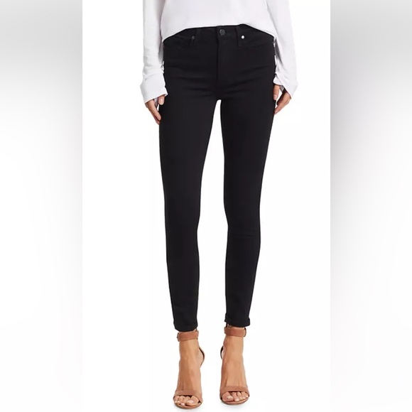 PAIGE Denim - Paige Woman’s Hoxton Ultra Skinny Black Jean Pant 28